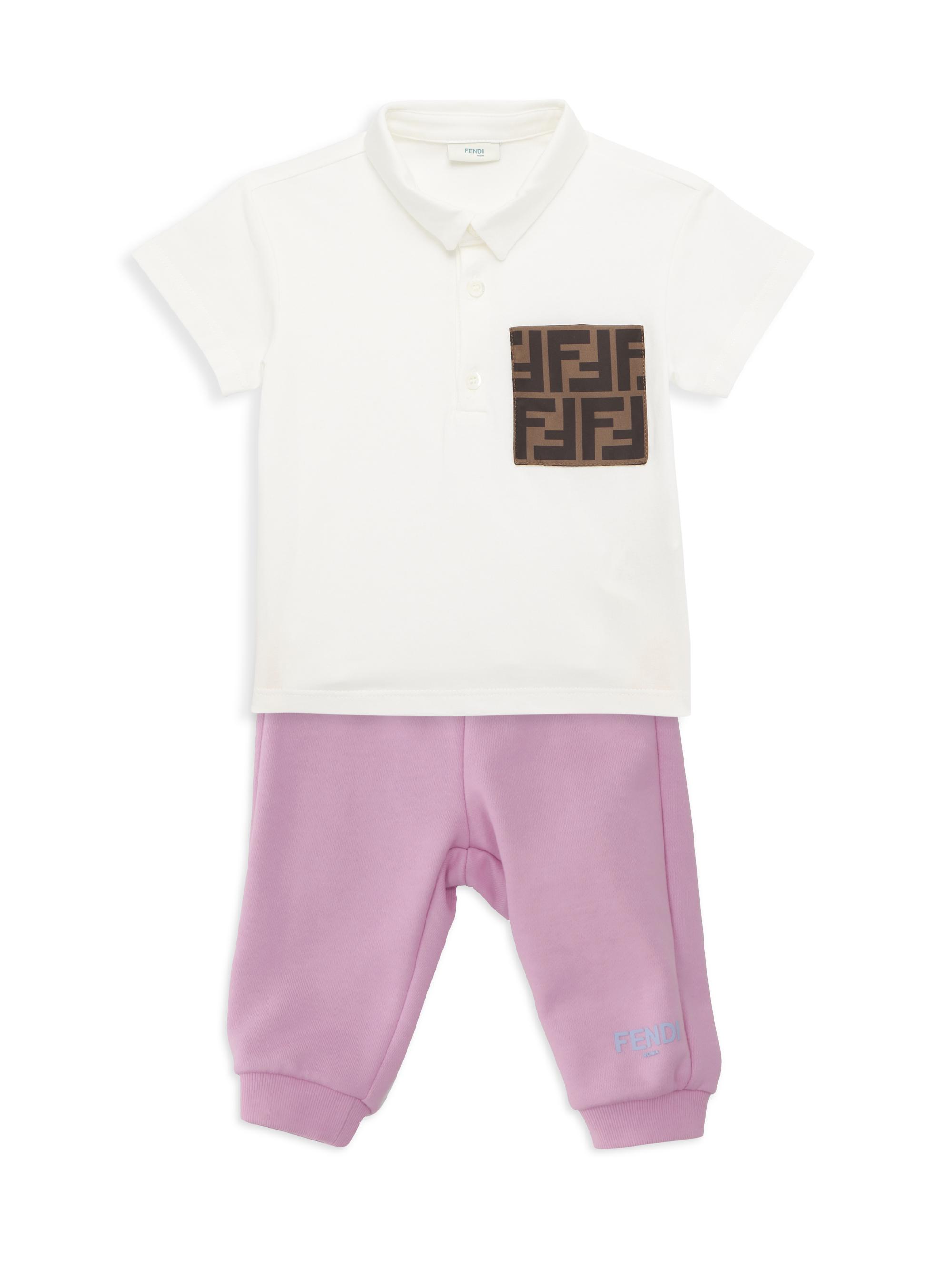 Shop Fendi Baby Boy's FF Polo Shirt Saks Fifth Avenue