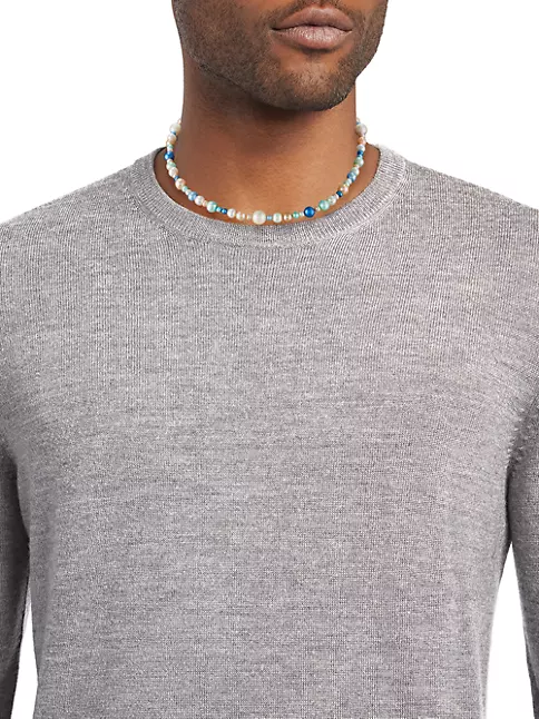 Shop Hatton Labs Mixed Multi Pearl & Sterling Silver Chain ...