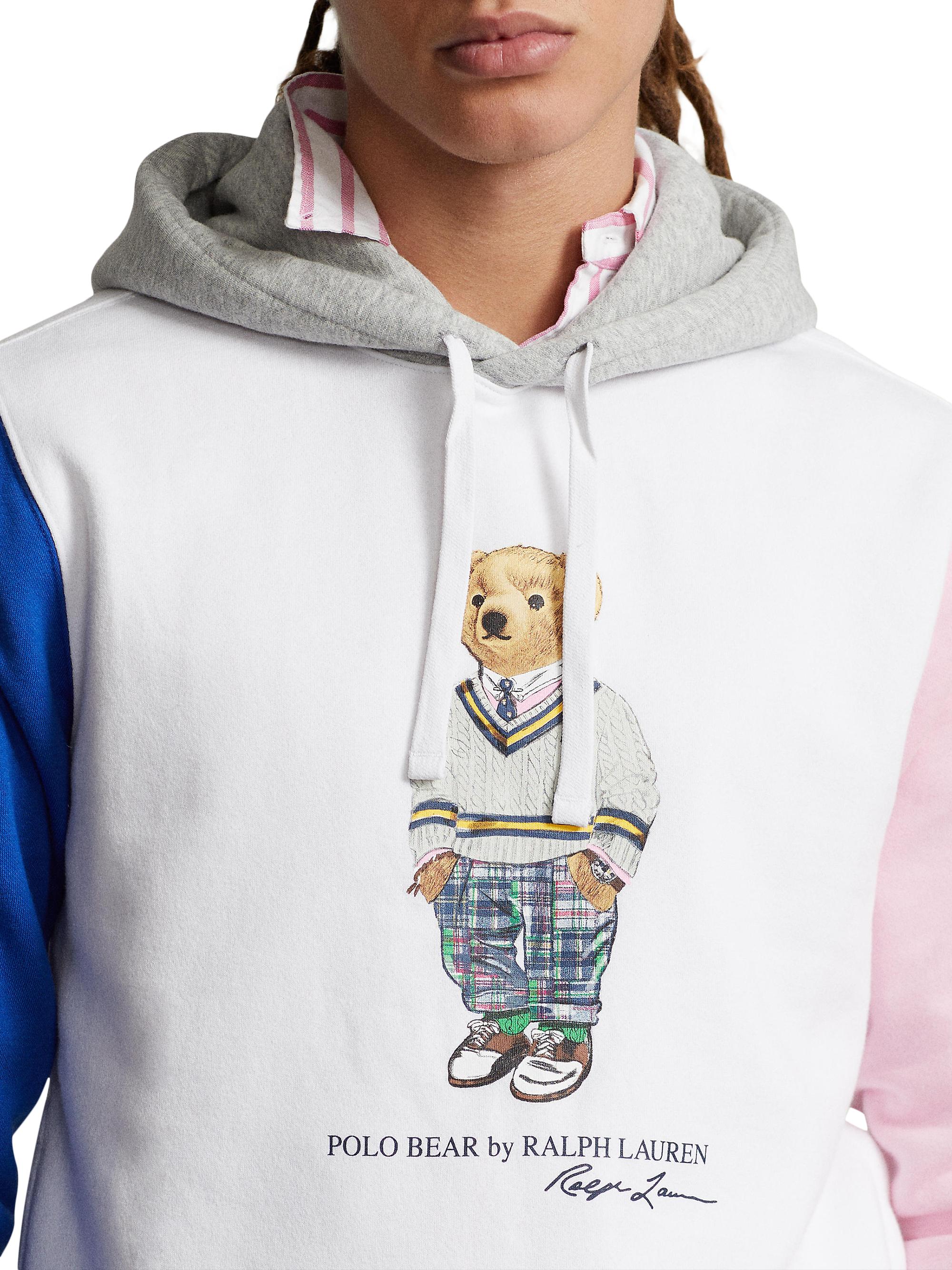 Shop Polo Ralph Lauren Polo Bear Fleece Hoodie | Saks Fifth Avenue