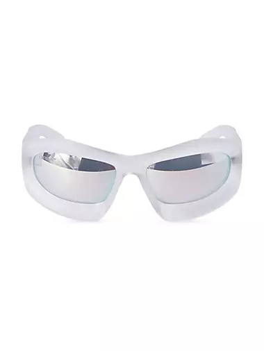 58MM Katoka Mirrored Sunglasses
