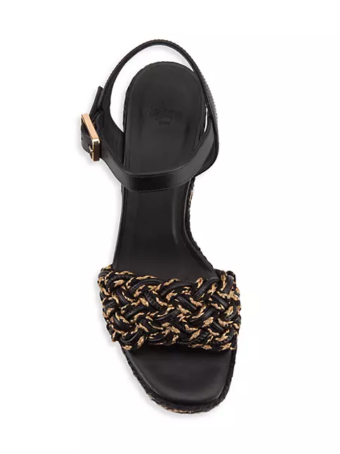 Shop Castañer Anne Raffia Platform Sandals | Saks Fifth Avenue