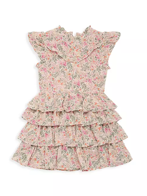 Shop Imoga Little Girl's & Girl's Serenity Ruffle-Trimmed Dress | Saks ...