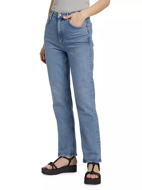 Shop Agolde '90s Distressed Ankle-Crop Jeans | Saks Fifth Avenue
