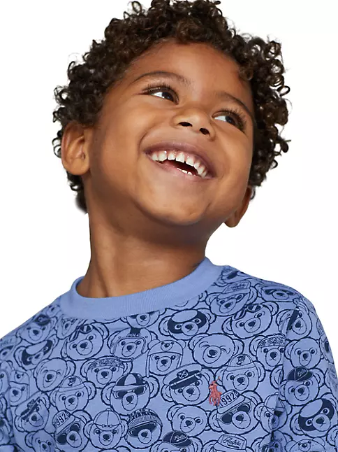 Shop Polo Ralph Lauren Little Boy's Polo Bear Print T-Shirt | Saks ...
