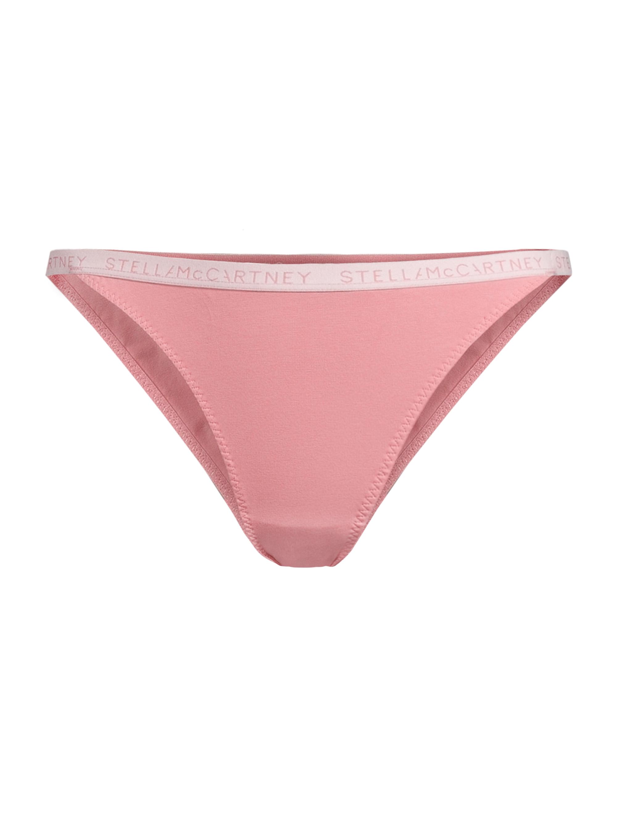 Shop Stella McCartney Lingerie Logo Band Cotton String Bikini | Saks ...
