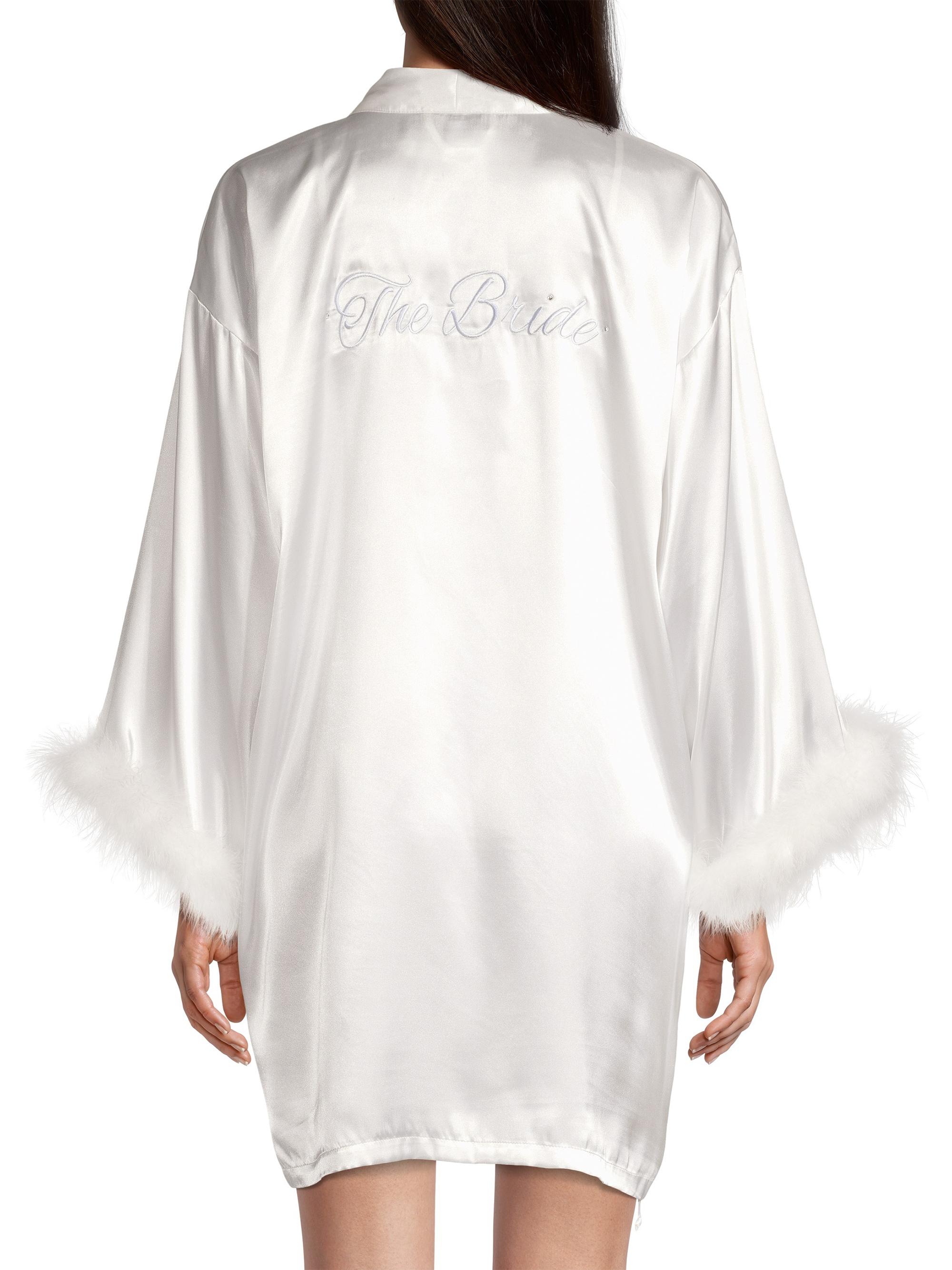 Shop In Bloom Bride Robe & Lace Teddy Set | Saks Fifth Avenue