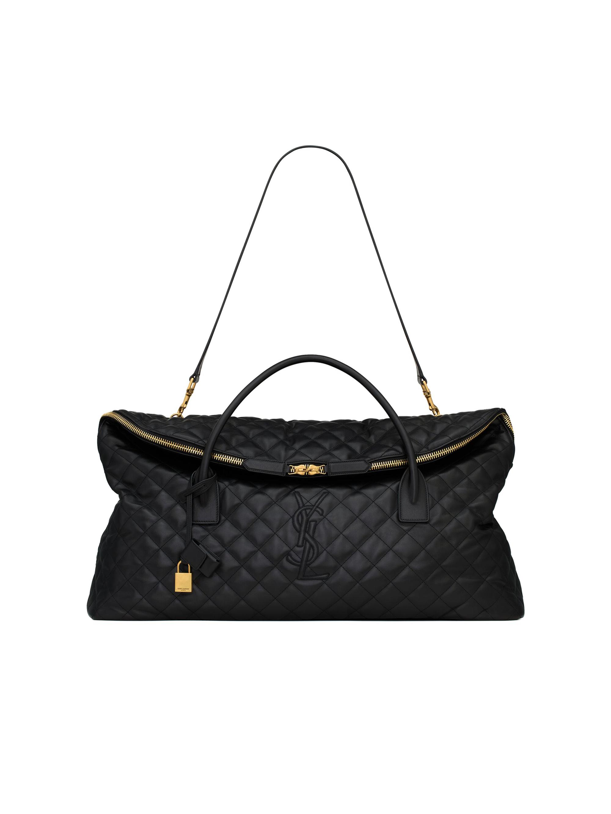 ES Giant Travel Bag in Quilted Leather