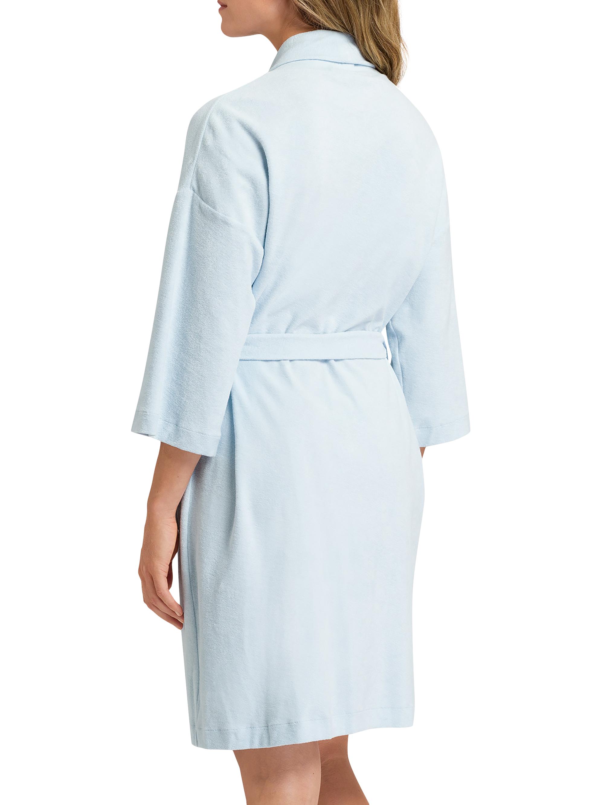 Shop Hanro Sleep & Lounge Cotton Terry Robe | Saks Fifth Avenue