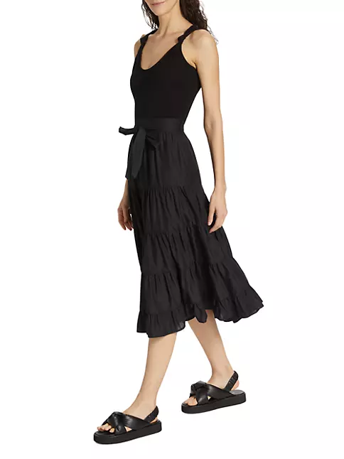 Shop Paige Samosa Cotton-Blend Dress | Saks Fifth Avenue