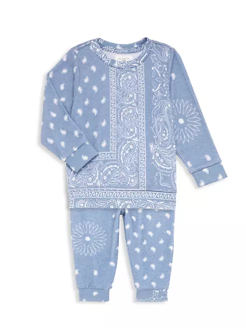 Shop Sol Angeles Baby's Patchwork Hacci Joggers | Saks Fifth Avenue