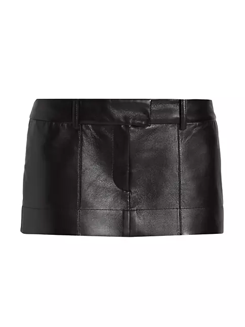 Shop Aya Muse Oloma Faux Leather Miniskirt | Saks Fifth Avenue