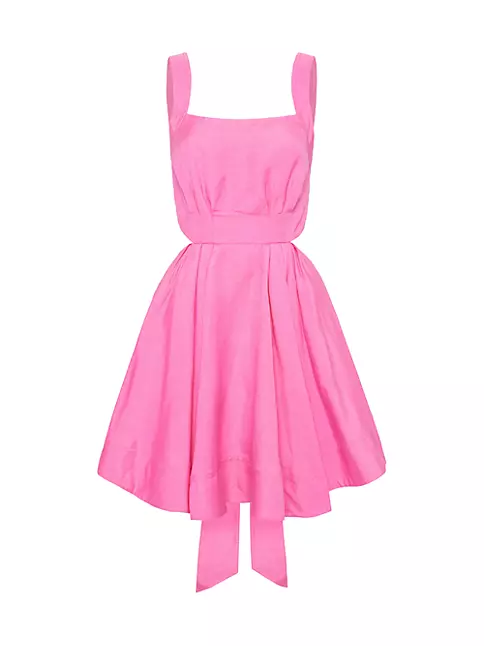 Shop Aje Clara Back-Tie Minidress | Saks Fifth Avenue