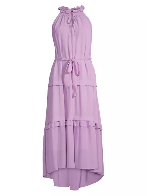 Shop Kobi Halperin Vale Sleeveless Crinkle Midi-Dress | Saks Fifth Avenue