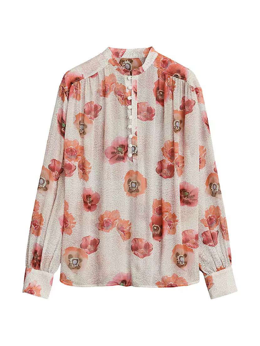 Shop rag & bone Carla Floral-Printed Shirt | Saks Fifth Avenue