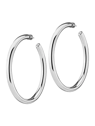 Michelle 10K-Gold-Plated Hoop Earrings
