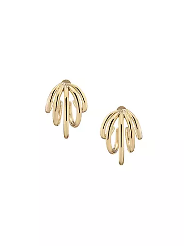 Shadi 10K-Gold-Plated Huggie Hoop Earrings