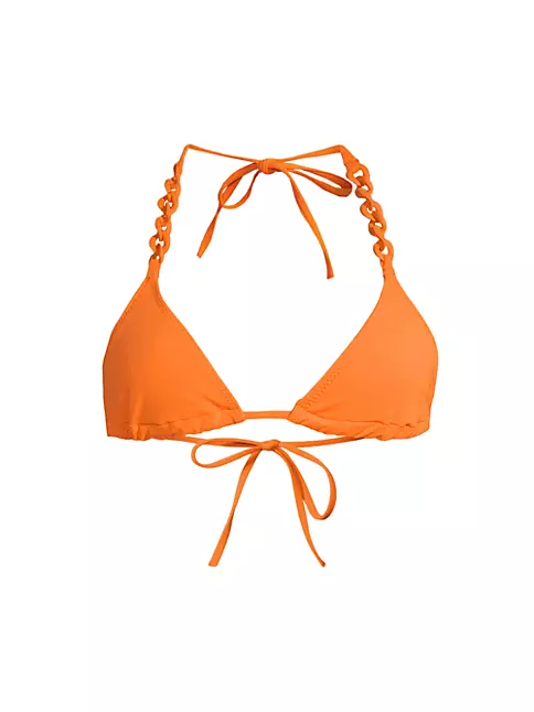Shop Solid & Striped The Iris Chain Bikini Top | Saks Fifth Avenue