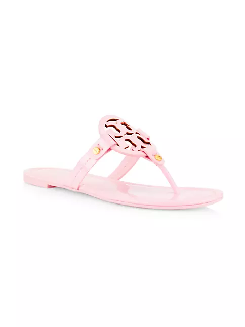 Shop Tory Burch Miller Classic Leather Sandals | Saks Fifth Avenue