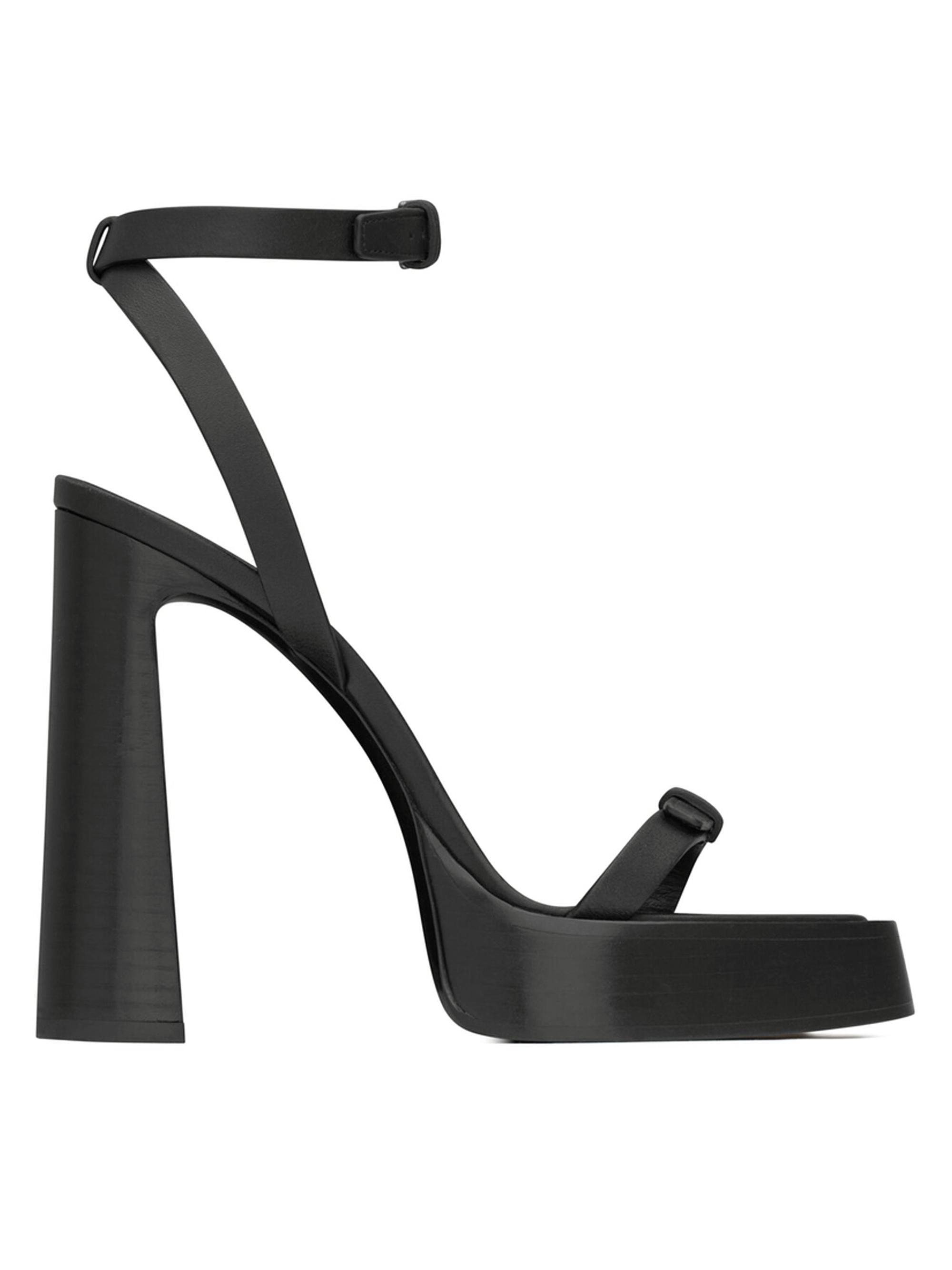 Platz Platform Sandals in Smooth Leather