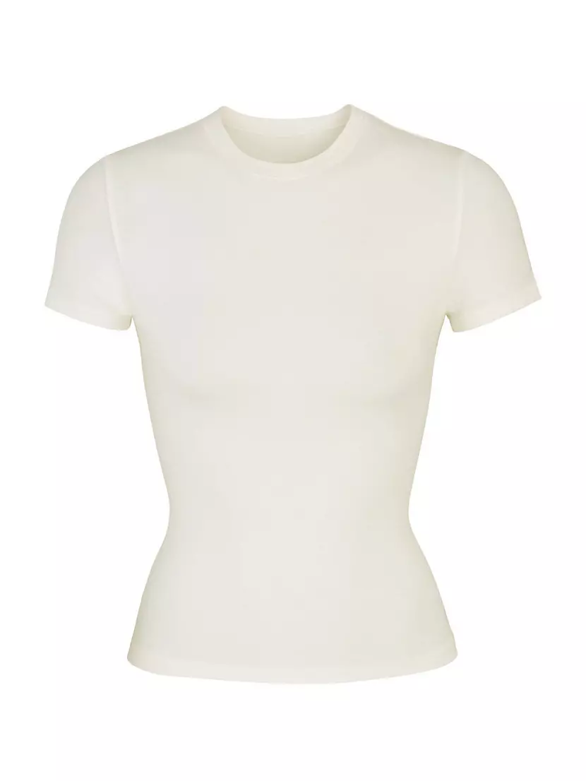 Shop SKIMS Cotton Jersey T-Shirt | Saks Fifth Avenue