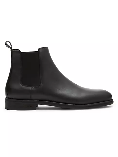 Shop AllSaints Harley Leather Chelsea Boots | Saks Fifth Avenue