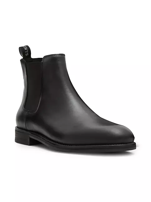 Shop AllSaints Harley Leather Chelsea Boots | Saks Fifth Avenue