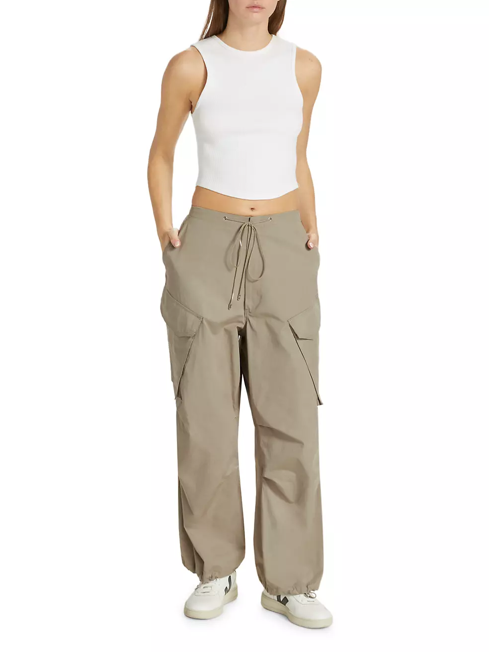Shop Agolde Ginerva Cotton Cargo Pants | Saks Fifth Avenue