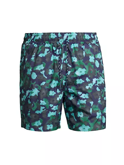 Shop Greyson Camouflage Floral Torch Swim Shorts | Saks Fifth Avenue