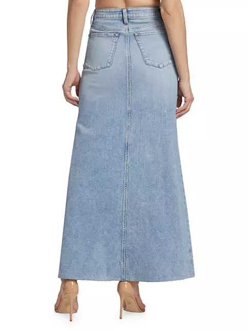 Shop Alice + Olivia Rye Denim Maxi Skirt | Saks Fifth Avenue