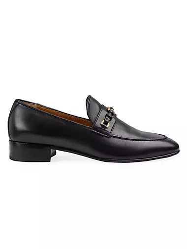 Ed GG Leather Loafers