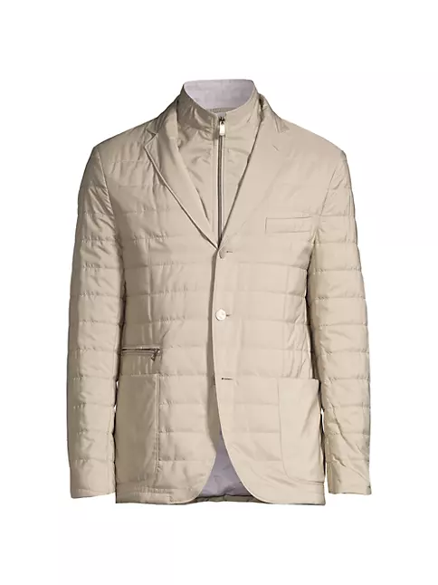 Shop Corneliani ID Milestone Quilted Jacket | Saks Fifth Avenue