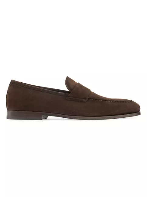 Shop To Boot New York Ronny Suede Penny Loafers | Saks Fifth Avenue