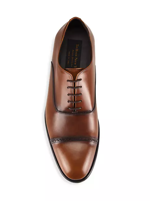 Shop To Boot New York Neil Cap Toe Oxfords | Saks Fifth Avenue