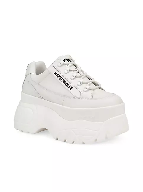Shop Naked Wolfe Sprinter White Sneakers | Saks Fifth Avenue