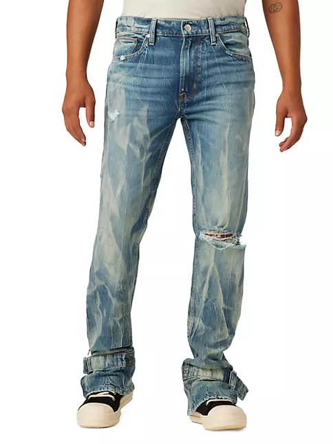 Shop Hudson Jeans Jack Distressed Buckle Jeans | Saks Fifth