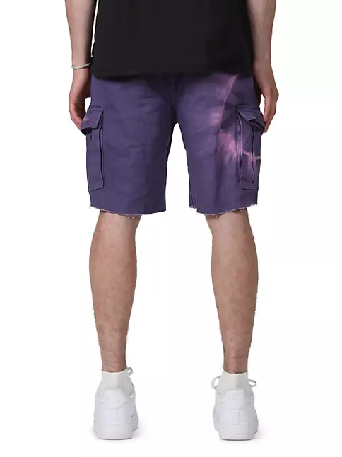 Purple Brand Stretch Twill Cargo Shorts