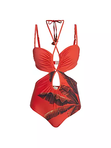 Costa Pacifica Cut-Out One-Piece Swimsuit
