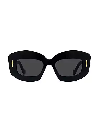 Chunky Anagram 49MM Rectangular Sunglasses