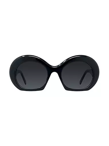New Branding Signature 54MM Round Sunglasses