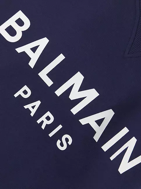 Shop Balmain Logo Crewneck Sweatshirt | Saks Fifth Avenue