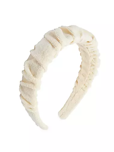 Kelly Ruched Terry Cloth Headband