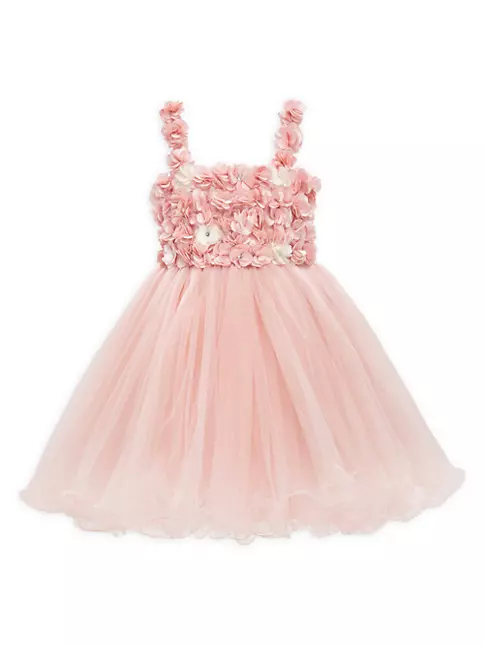 Shop Tulleen Baby Girl's & Little Girl's Rose Campanula Dress | Saks ...