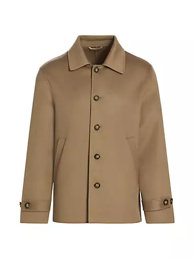 Wool & Cashmere Collared Jacket