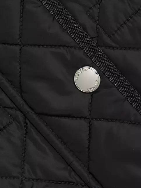 Shop Burberry Diamond-Quilted Nylon Jacket | Saks Fifth Avenue