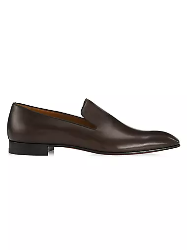 Dandelion Leather Stacked-Heel Loafers