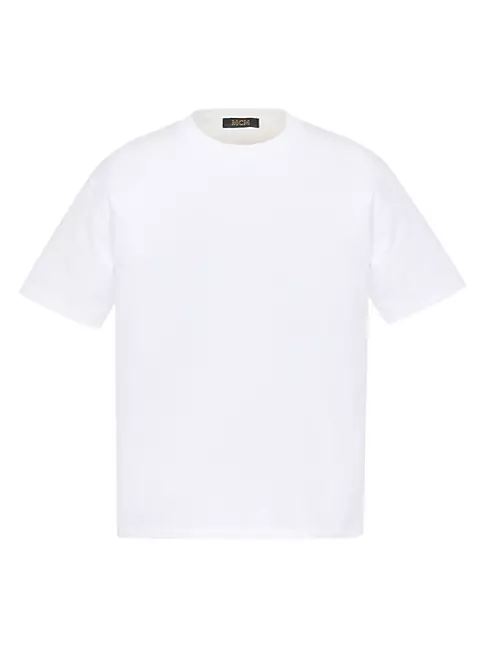 Shop MCM Checkerboard Monogram T-Shirt | Saks Fifth Avenue