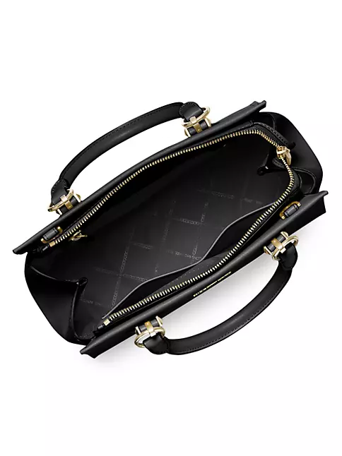 MICHAEL Michael Kors Marilyn Medium Croc-Embossed Leather Satchel Bag