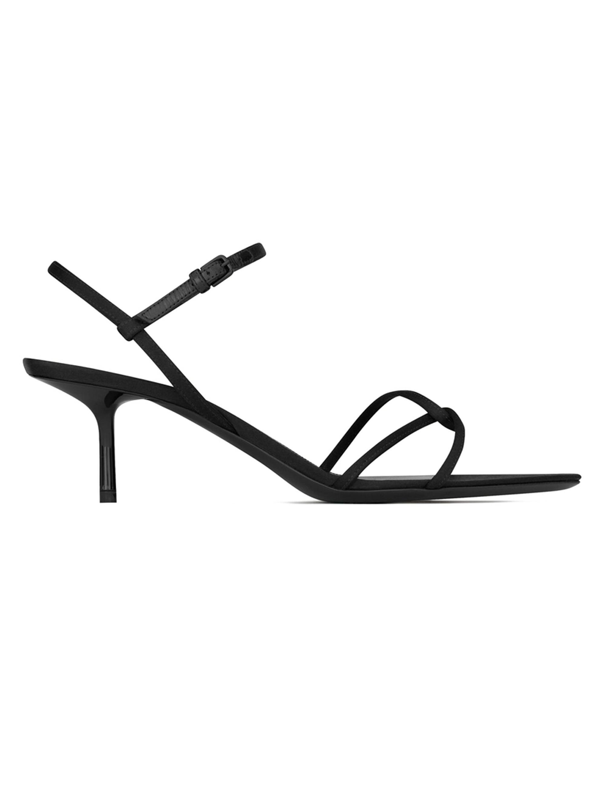 Clara Sandals in Crepe Satin