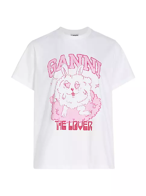 Shop Ganni Love Bunny Graphic | Fifth
