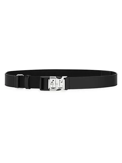 Shop Givenchy 4G Belt in Leather and Canvas | Saks Fifth Avenue